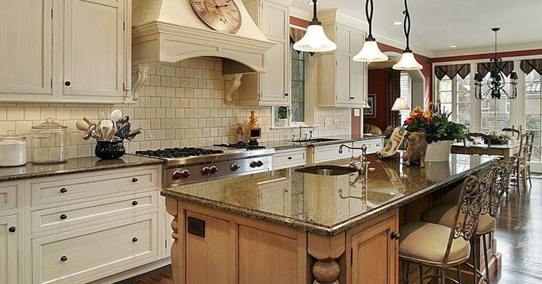 The Benefits of a Marble Island Kitchen Countertop